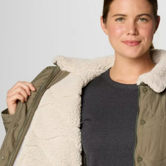 Nwt Womens Columbia  Birchwood Quilted Jacket Green - Picture 3 of 12